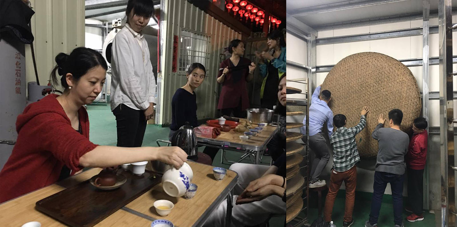 木+木 茶文化遊學團 由中午做茶到通宵